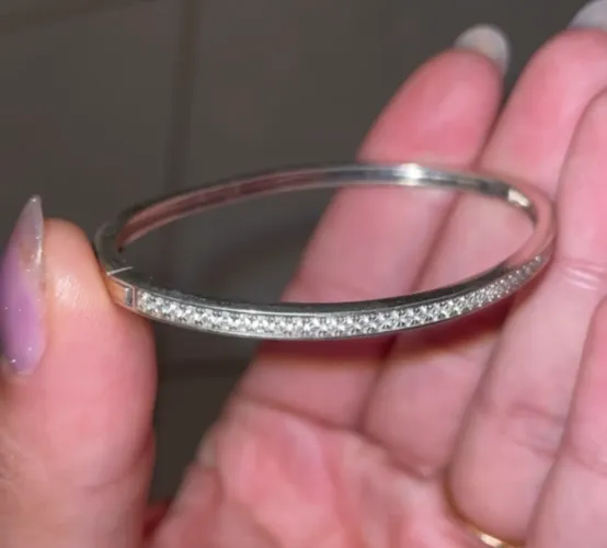 Bracelete Life Glam em Prata 925 com pedras incolores