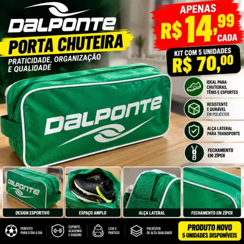 PORTA-CHUTEIRA DALPONTE | NOVO | R$ 14,99