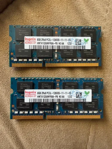 Kit Memória RAM 16GB (2x8GB) DDR3L 1600MHz Notebook - Hynix PC3L-12800