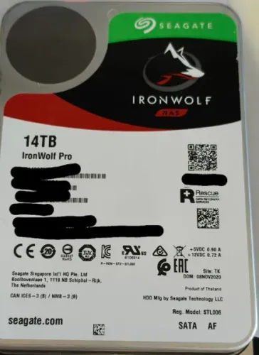 HD 14TB IRONWOLF - EM ÓTIMO ESTADO - PROMOÇÃO