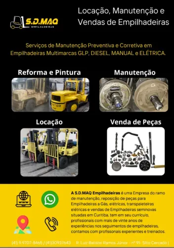 Locação de empilhadeiras