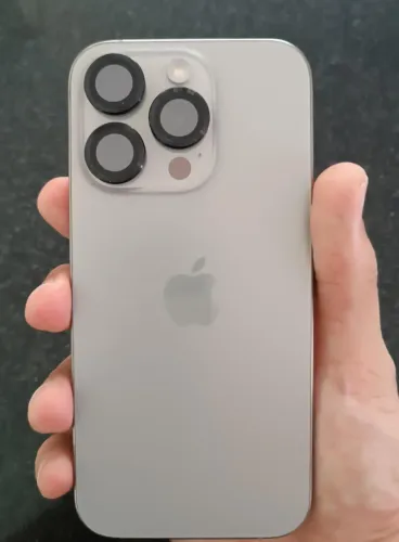 Iphone 15 Pro 256 GB Cinza Conservado Celular Apple