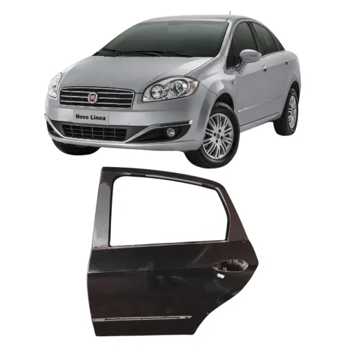 porta traseira esquerda Fiat Linea 2009 2013