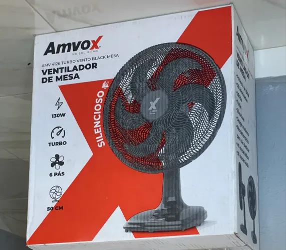 Ventilador de mesa amvox 