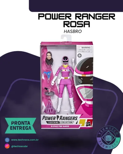 POWER RANGERS - LIGHTNING COLLECTION - ROSA - LACRADO