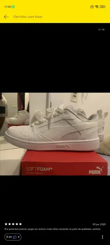Tênis puma branco muito brabo