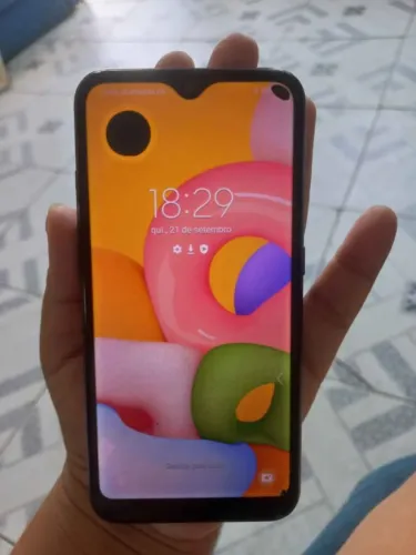VENDO SAMSUNG GALAXY A01 NA COMPENSA