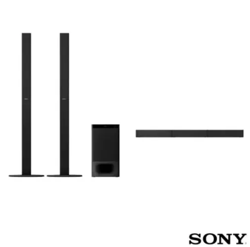 Home Theater Soundbar Sony 380W-1000W 5.1 Canais HDMI e Bluetooth HT-S700RF