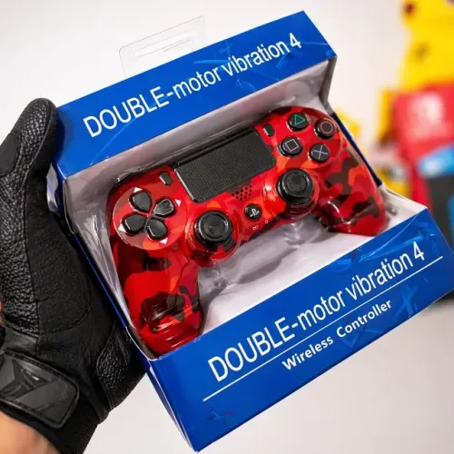 Controle Joystick PS4 Camuflado RED
