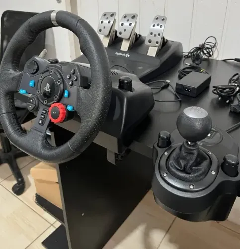 LOGITECH G29 + CÂMBIO ORIGINAL - KIT COMPLETO!