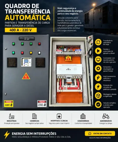 Quadro de Transmissão Automático 400A-QTA
