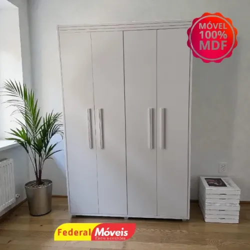Guarda roupa 4P 2G 100% MDF - Promoção!
