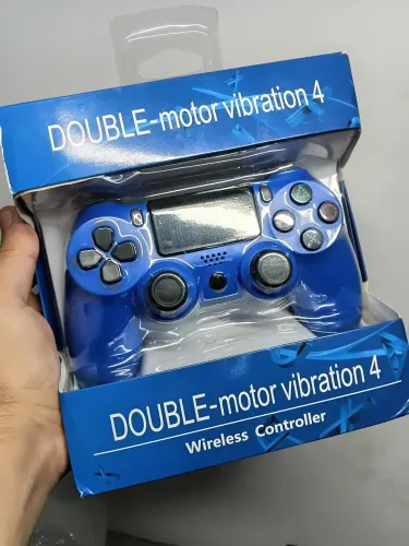 Controle PS4 Azul Sem Fio, PC, TV - FRETE GRÁTIS