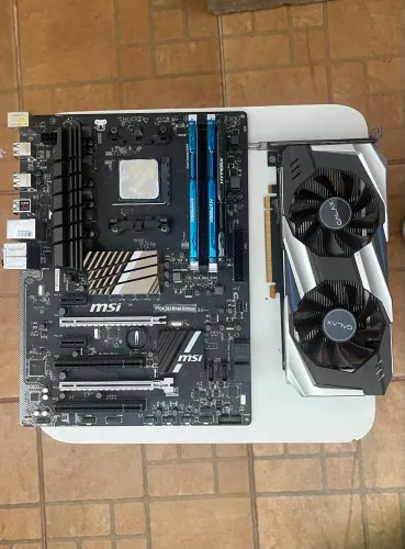 Placa MSI Placa De Vídeo Galax Geforce Gtx 1060 mais memória