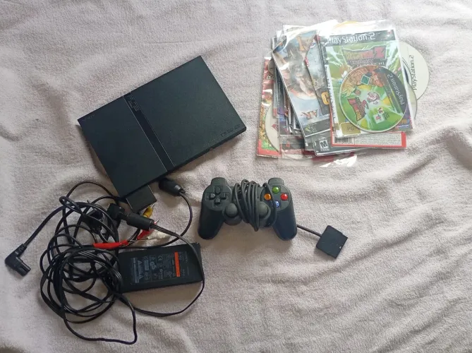 PS2 Slim Desbloqueado Matrix - Seminovo