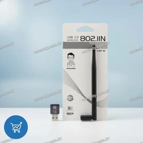 Adaptador wi-fi - ideal para melhorar a qualidade da internet no seu notebook