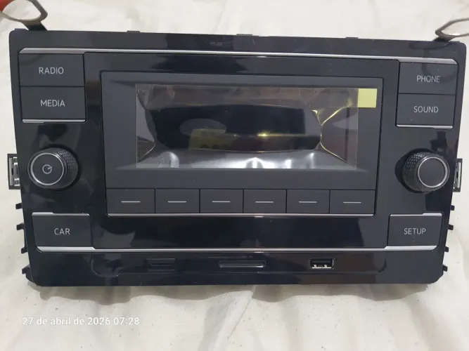 Rádio Original VW Polo Track / Virtus / T-Cross Zero Km Bluetooth USB