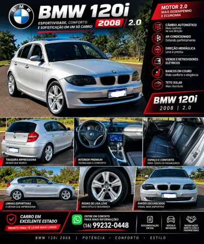 BMW 120I A 2.0 16V 150cv/ 156cv 5P 2009