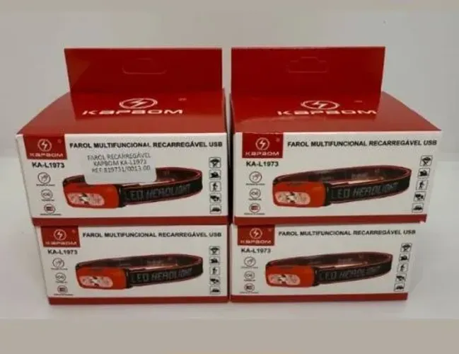 Lanterna de Cabeça Potente Ideal para Pescas, Acampamento e Atividades ao Ar Livre