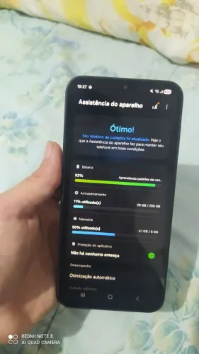 A15 256GB 8GB RAM ZERADO celular sem detalhes funcionando