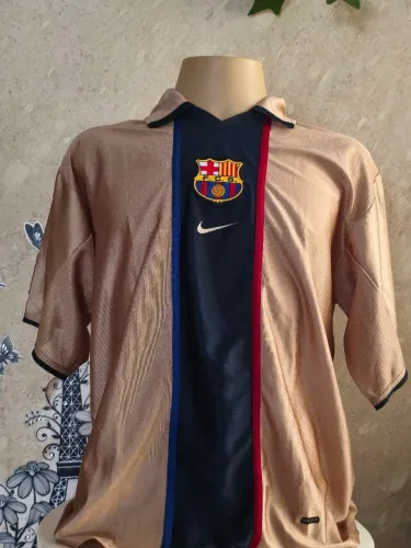 Camisa Barcelona 2001/2002 - Saviola 7 - Tam L