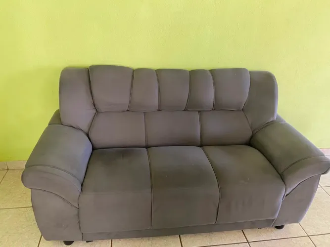 Sofá 3 lugares 184cm Cordoba Cinza