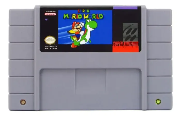 SNES Cartucho fita super Mario world  super Nintendo 