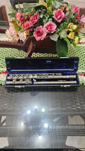 Flauta japonesa Kotake K.K.G MFG C.O Prima K-22 niquelada revisada sapatilhada + estojo