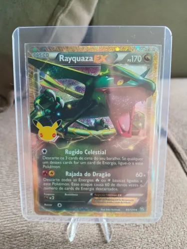 Carta Pokémon Rayquaza 30 Anos