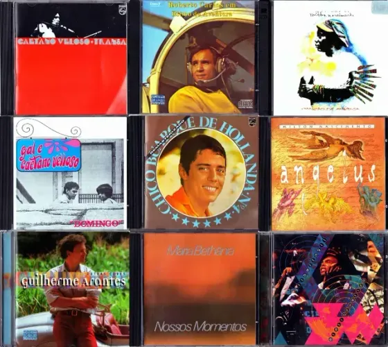 Lote com Doze Cds Originais De Mpb (TOP)