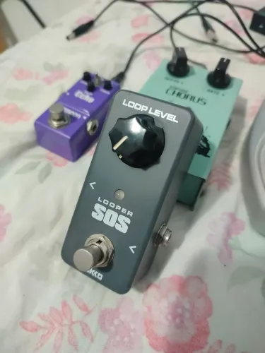 Pedal Looper Kokko SOS para Guitarra/Baixo - Mini e True Bypass