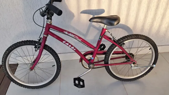 Bike aro 20 so andar menina