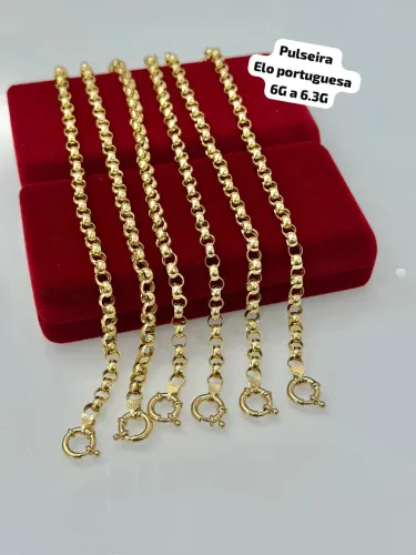 Pulseira de ouro 18k feminino | Certificado de garantia | Loja física