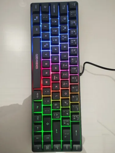 Teclado Gamer KG68 NOVO + Compacto (ENTREGO)