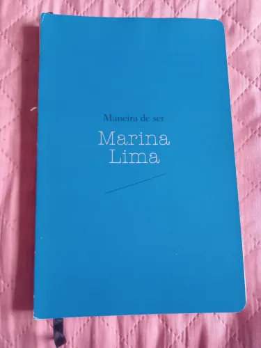 Livro raro Marina Lima Maneira de Ser autografado
