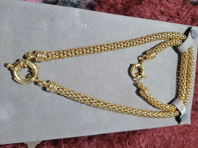 Semi joias folhadas a ouro 18k