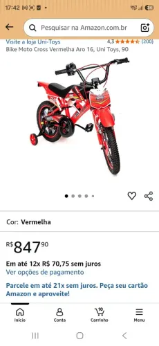 Bicicleta uni toys