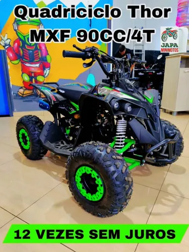 MINI QUADRICICLO THOR MXF 90CC/4T EM 12 VEZES SEM JUROS 