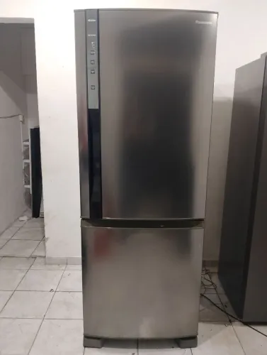 LINDA GELADEIRA INVERTER INOX 470L NUNCA VIU CONSERTO 1.800