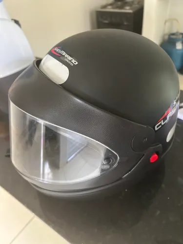 Capacete San Marino Classic Preto Fosco TAM:58