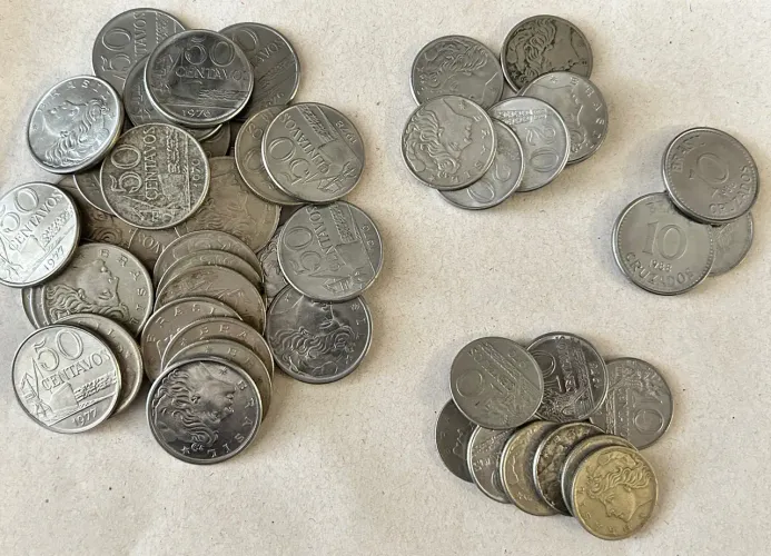 Moedas brasileiras diversas