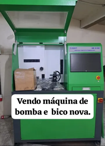 Máquina de Bomba e Bico Injetor