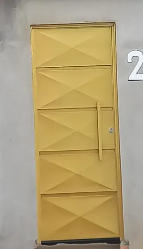 PORTÃO SOCIAL DIAMANTADO- CHAPA 20 USADO<br>PORTAO ABRINDO LADO ESQUERDO