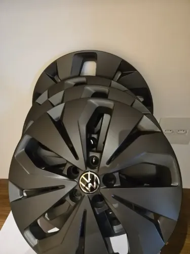 Jogo de 04 rodas e 04 calotas originais VW Nivus Sense 2026 