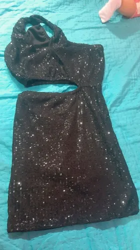 Vestido paête