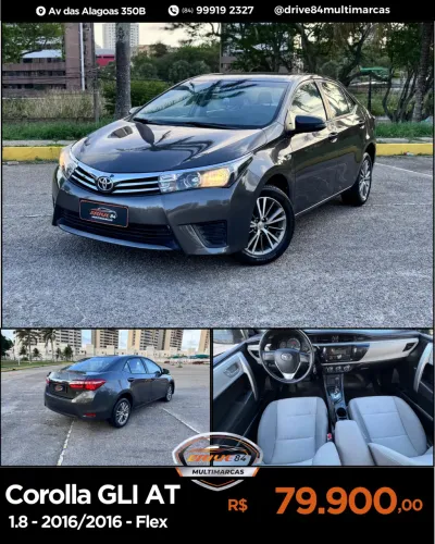 Toyota Corolla GLI 1.8 Flex 16V Aut. 2016