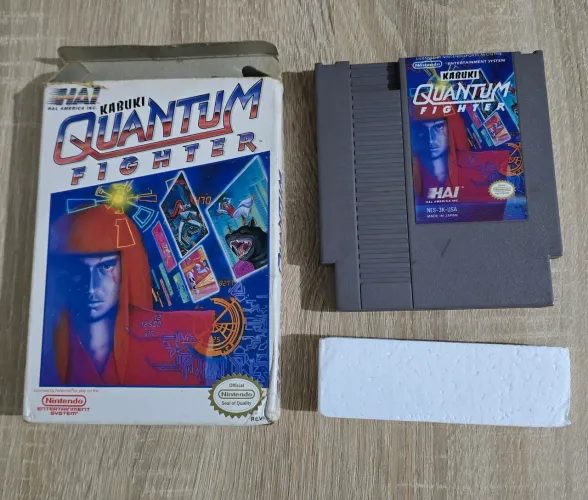 Kabuki quantum fighter original americano com caixa para Nes Nintendo 