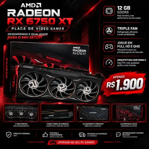 AMD RADEON RX 6750 XT 12GB