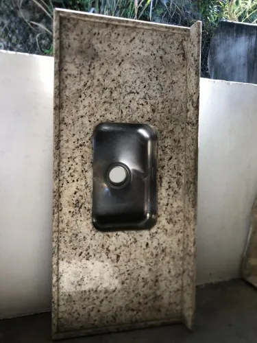 Pia para cozinha com bacia em inox