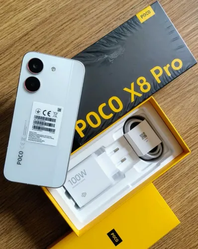 Smartphone Poco X8 Pro 5G Versão Global | 512GB + 12GB Ram | Novo / Na Caixa!